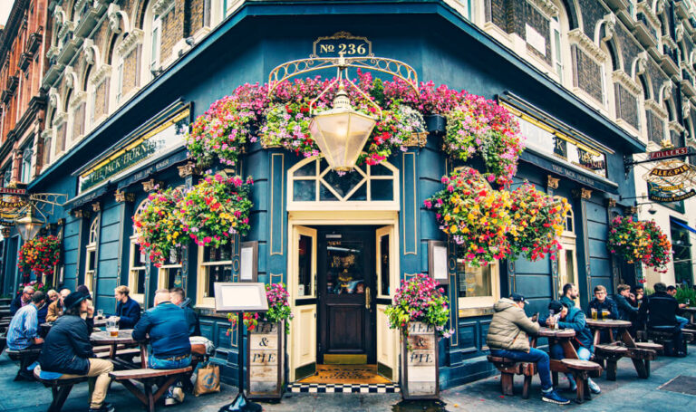 The British pub where you can find a real British experience